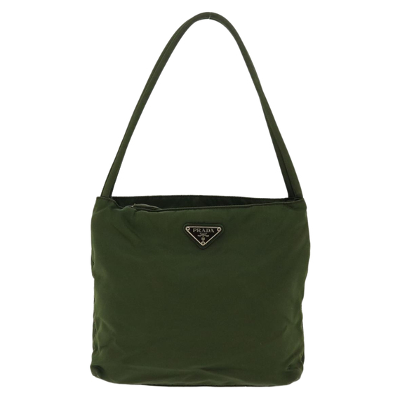 PRADA Shoulder Bag Nylon Green Auth ar8328 - Picture 2 of 10